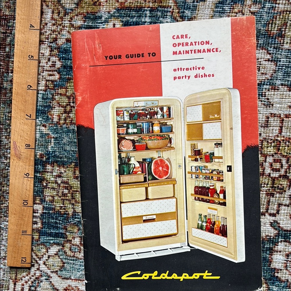 Coldspot Vintage Manual and Recipe Book